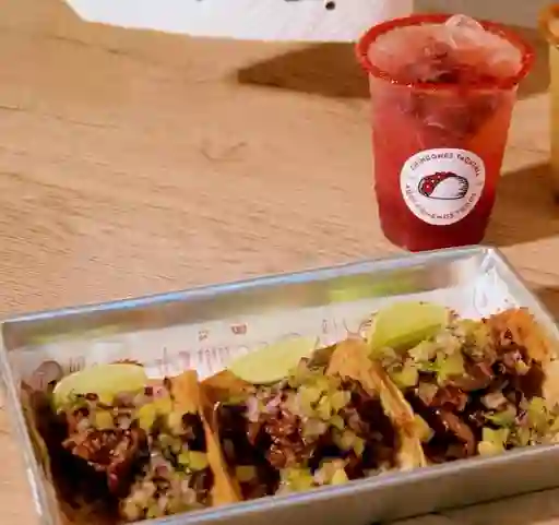 Tacos X3 de Asada