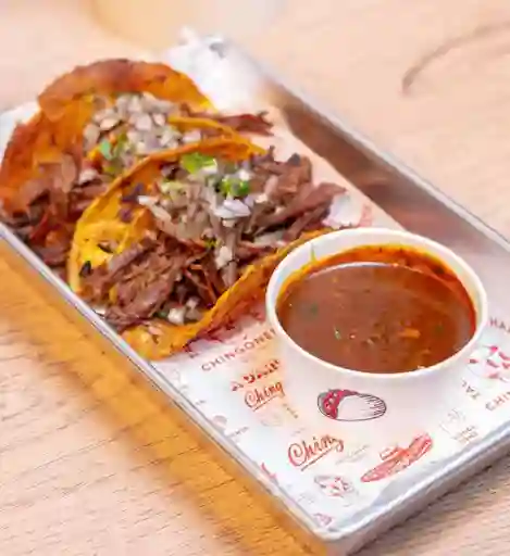 Tacos X3 de Birria