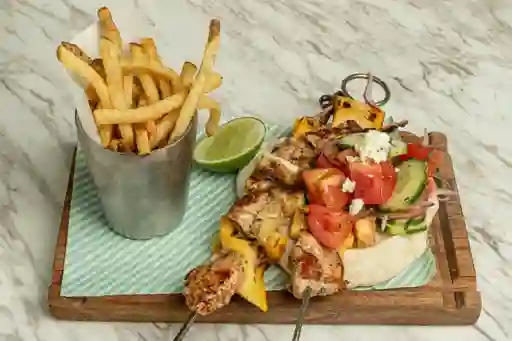 Souvlaki de Pollo