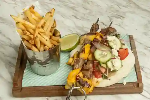 Souvlaki de Res