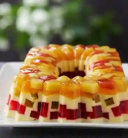 Postre Mosaico Gelatina
