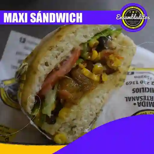 Sandwiche Maxi Vegetariano
