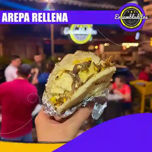 Arepa Carne de Res