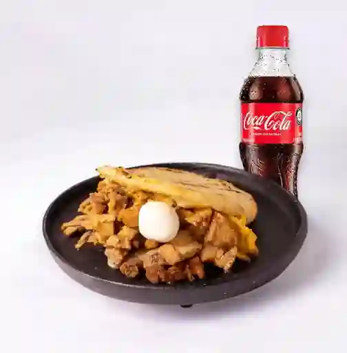 Arepa de Chicharron Combo