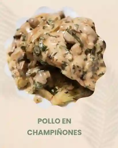 Pollo en Champiñones