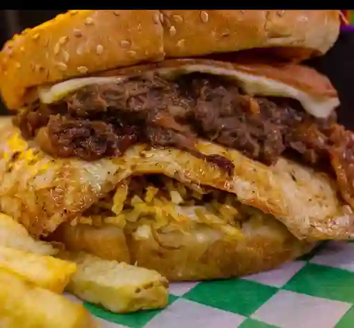 Aplastao Mixto Hamburguesa