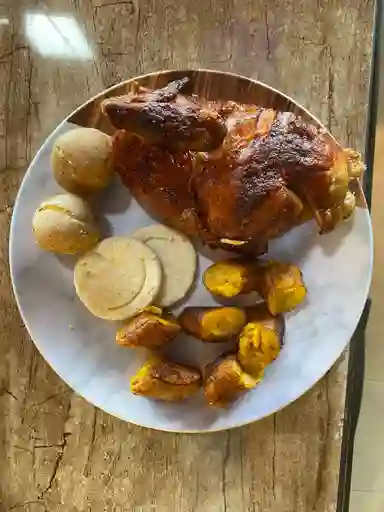 Medio Pollo Asado