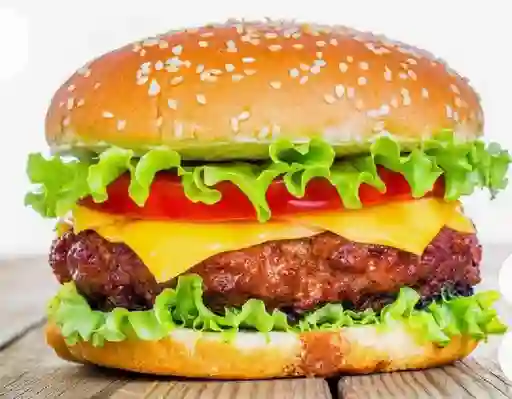 Hamburguesa de la Casa en Salsa BBQ