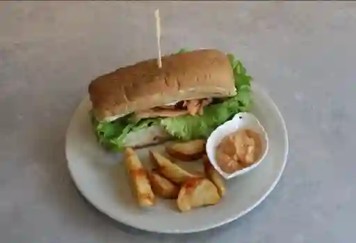 Sándwich de Salmon Ahumano