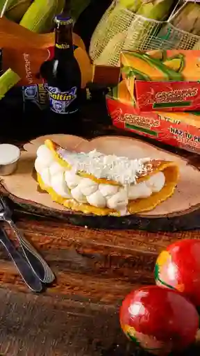 Cachapa con Queso Trenza
