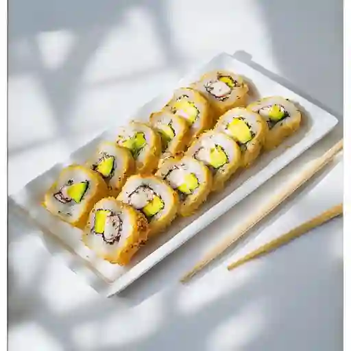 10 Bocados de Sushi Palmito Tempura
