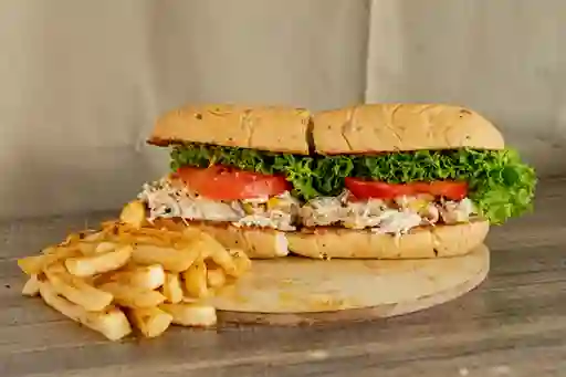 Sándwich Pollo Champiñones
