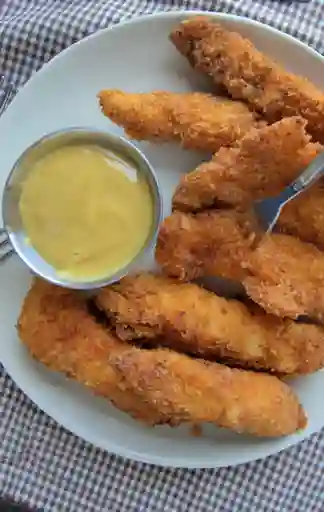 Dedos de Pollo Apanados