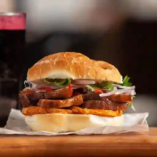 Hamburguesa la Chicharrona
