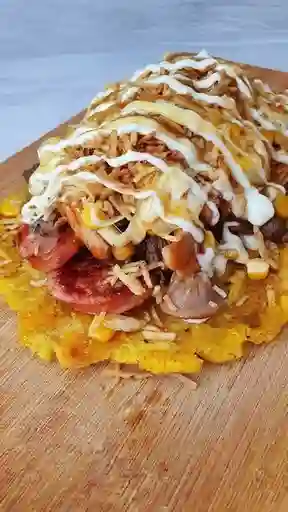 Pátacon de Chorizo