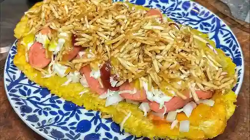 Pátacon de Carne y Tocineta