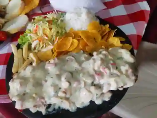 Chuleta con Champiñón