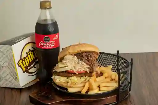 Combo Hamburguesa Papas y Gaseosa