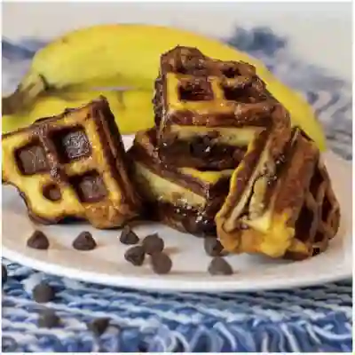 Waffle Nutella y Banano