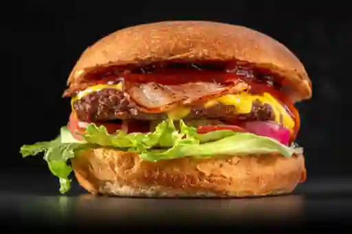 Hamburguesa Cheddar Tocineta Sencilla