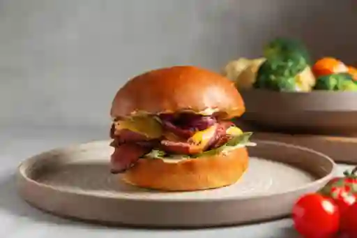 Hamburguesa Bacon Sencilla