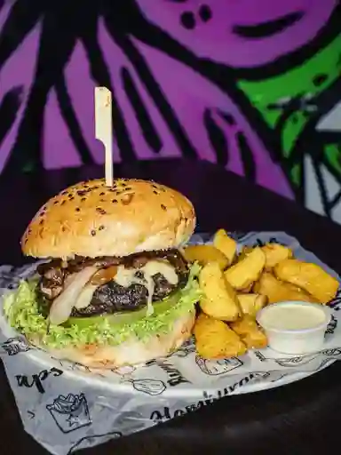 Hamburguesa Volcanica