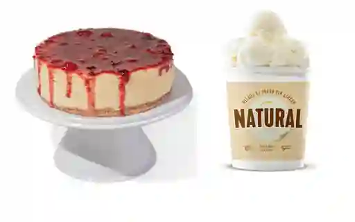 1 Cheesecake Completo + 1 Barris de Helado