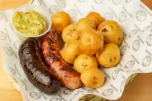 Chorizo + Morcilla + Papa Criolla