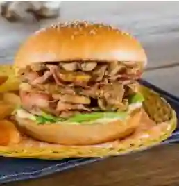 Hamburguesa Pollo Champiñon