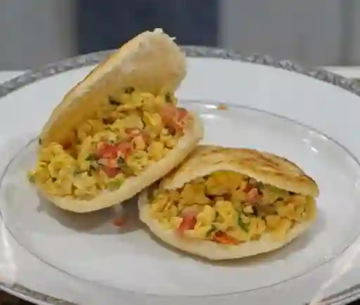 Arepa con Perico