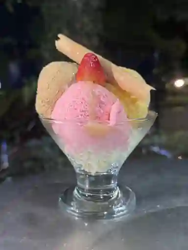 Copa de Helado Con Queso
