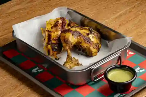 Medio Pollo a la Parrilla con Papas
