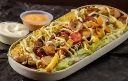 Salchipapa Salchi Carne Y Pollo