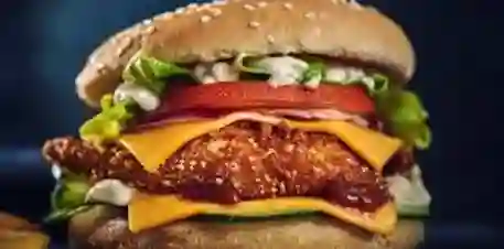 Hamburguesa Pollo Y Carne