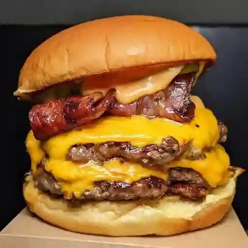 Hamburguesa 1/2 Libra Doble Carne