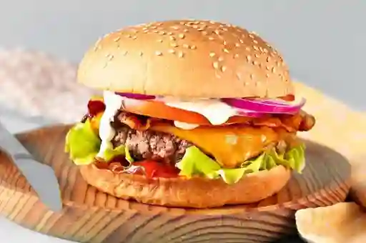 Hamburguesa 1/2 Libra Sencilla