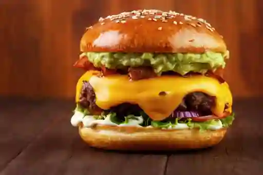 Combo Hamburguesa 1/2 Libra Cheddar