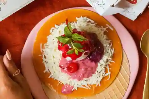 Oblea Fresas con Crema