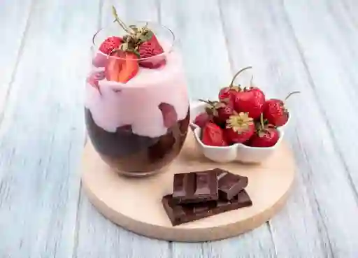 Fresas con Crema y Chocolate