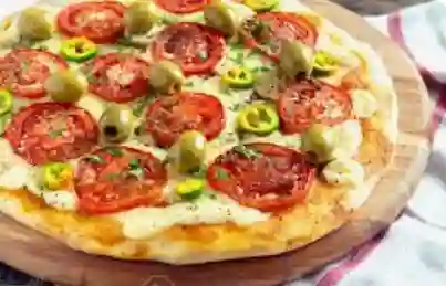 Pizza Jalapeña Vegetariana