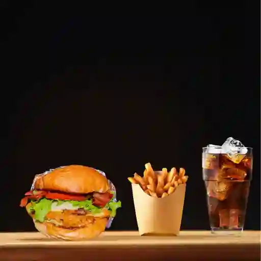 Combo Hamburguesa de la Casa