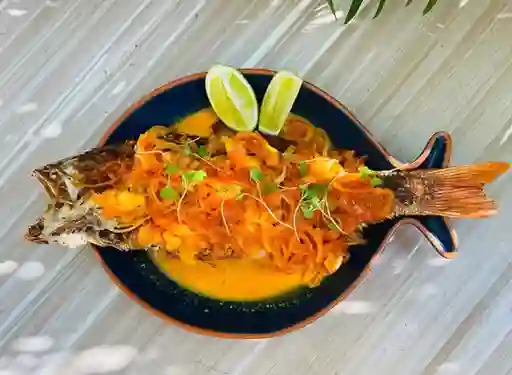 Mojarra a la Caribeña
