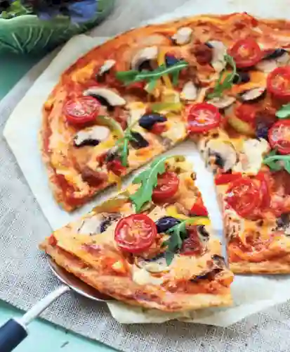 1 Rebanada de Pizza Vegetariana