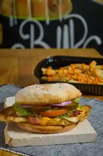 Hamburguesa Artesanal de Pollo