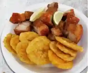 Chicarron Con Patacon