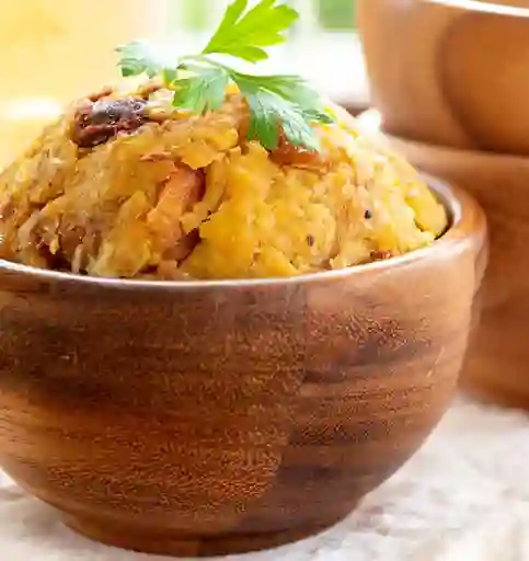 Mofongo Con Chicharron