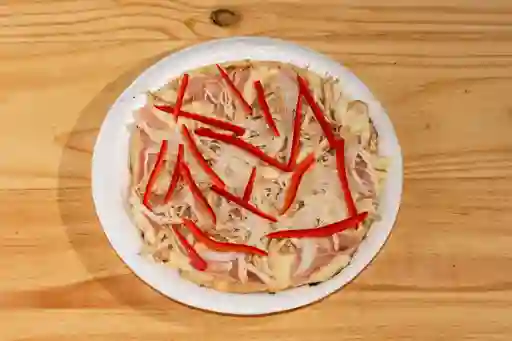 Pizzeta Pollo y Vegetales