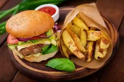 Hamburguesa la Mediterránea
