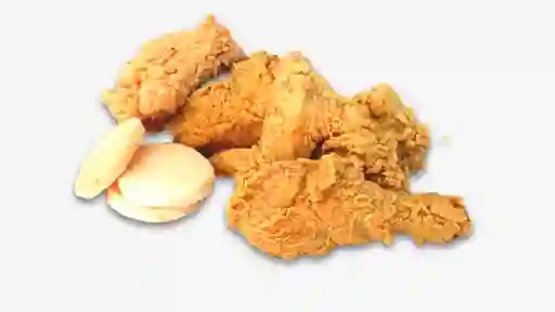 1/2 Pollo 3 Arepas y Miel