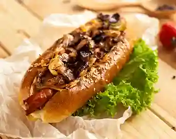 Hot Dog Champiñon